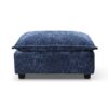 Modern Sectional L-Shape Sofa With Convertible Ottoman For Living Room - Blue - Image 5