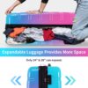 Hardshell Luggage Sets 3 Piece Gradient Color Expandable Suitcase With Spinner Wheels And Tsa Lock Lightweight 20" 24" 28" Available - Blue / Red - Image 13