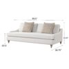 Sofa Single Reverable Cushion With 2 Pillows - Off White - Image 3