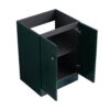 Contemporary Freestanding Bathroom Vanity With White Resin Sink & Soft Close Doors - Dark Green - Image 19