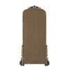 Antique Arched Mirror With Metal Frame, Full Length Mirror For Living Room Bathroom Entryway - Gold - Image 8