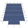 High Strength Pool Safety Cover For 20 X 40Ft Rectangular Inground Winter Swimming Pools With 4 X 8Ft Center End Step - Blue - Image 3