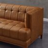 Mara - Tufted Sofa - Cognac / Tan - Image 2