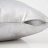 Pillows, Square, Insert Included, Decorative Throw, Hypoallergenic, Stylish Appearance (Set of 2) - Silver - Image 2