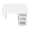 Computer Desk For Home Office, Laptop, Left, Right Set - Up, Storage Drawers, Contemporary And Modern - White - Image 5