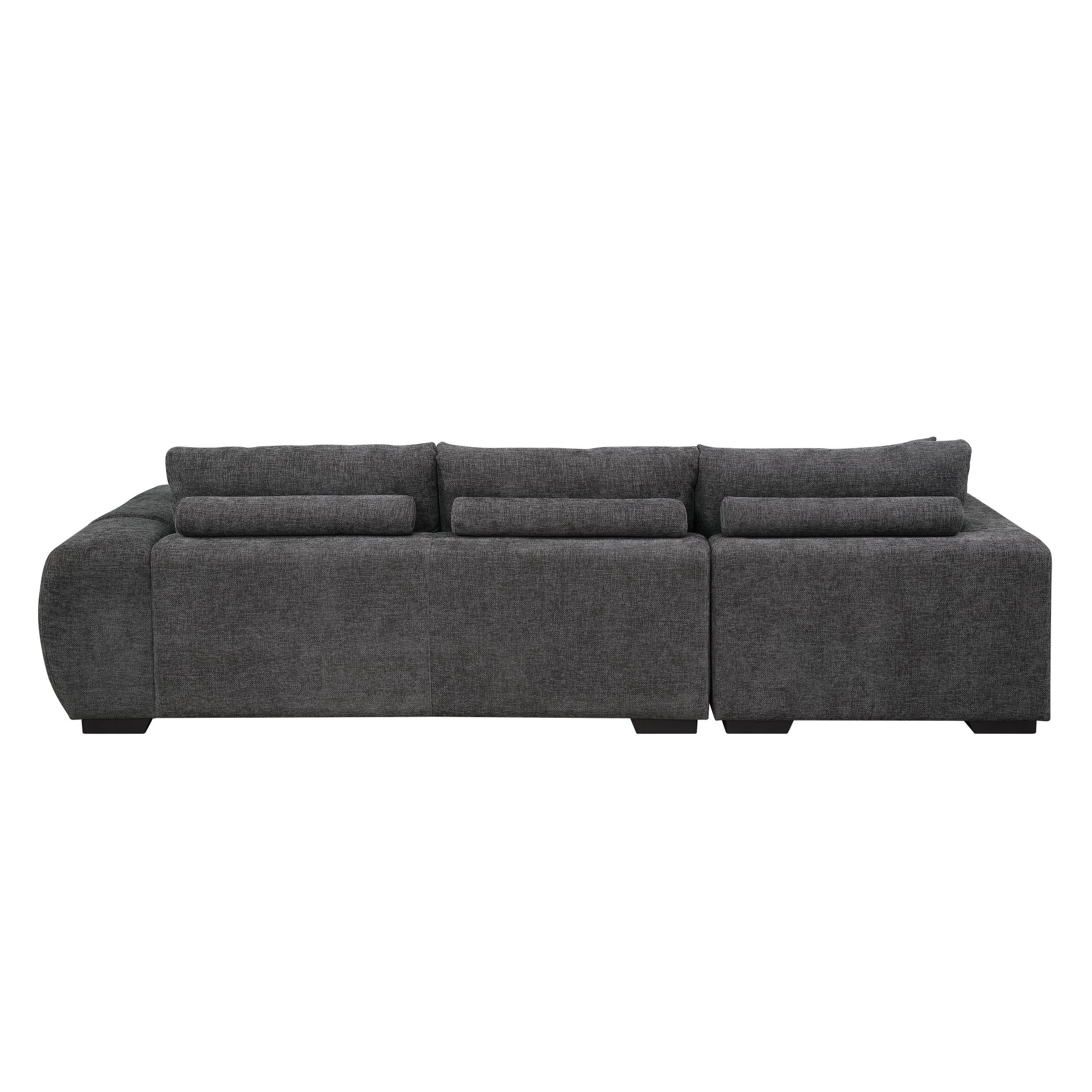 Chosen - Sectional Sofa With Toss Pillows And 1 Chaise - Gray - Image 13