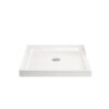 Shower Base, Centered Drain And Single Threshold - White - Image 8