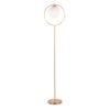 Moon - Contemporary Floor Lamp - Gold / Frosted - Image 5