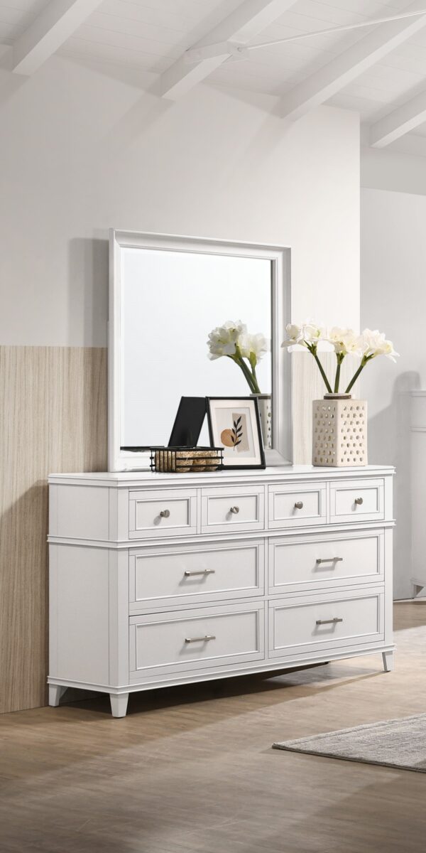 6 Drawer Dresser - White