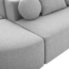 Boneless - Couch Modular Sectional Sofa With Deep Seating And Curved Design - Gray - Image 22