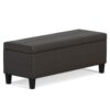Afton - Storage Ottoman Bench - Tanners Brown - Image 13