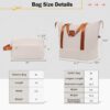 2 Piece Luggage Set With Bags Expanable Spinner Wheels ABS Lightweight Suitcase With Tsa Lock 20" / 24" - Khaki / Brown - Image 11