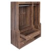 Open Wardrobe Storage For Bedroom - Brown - Image 7