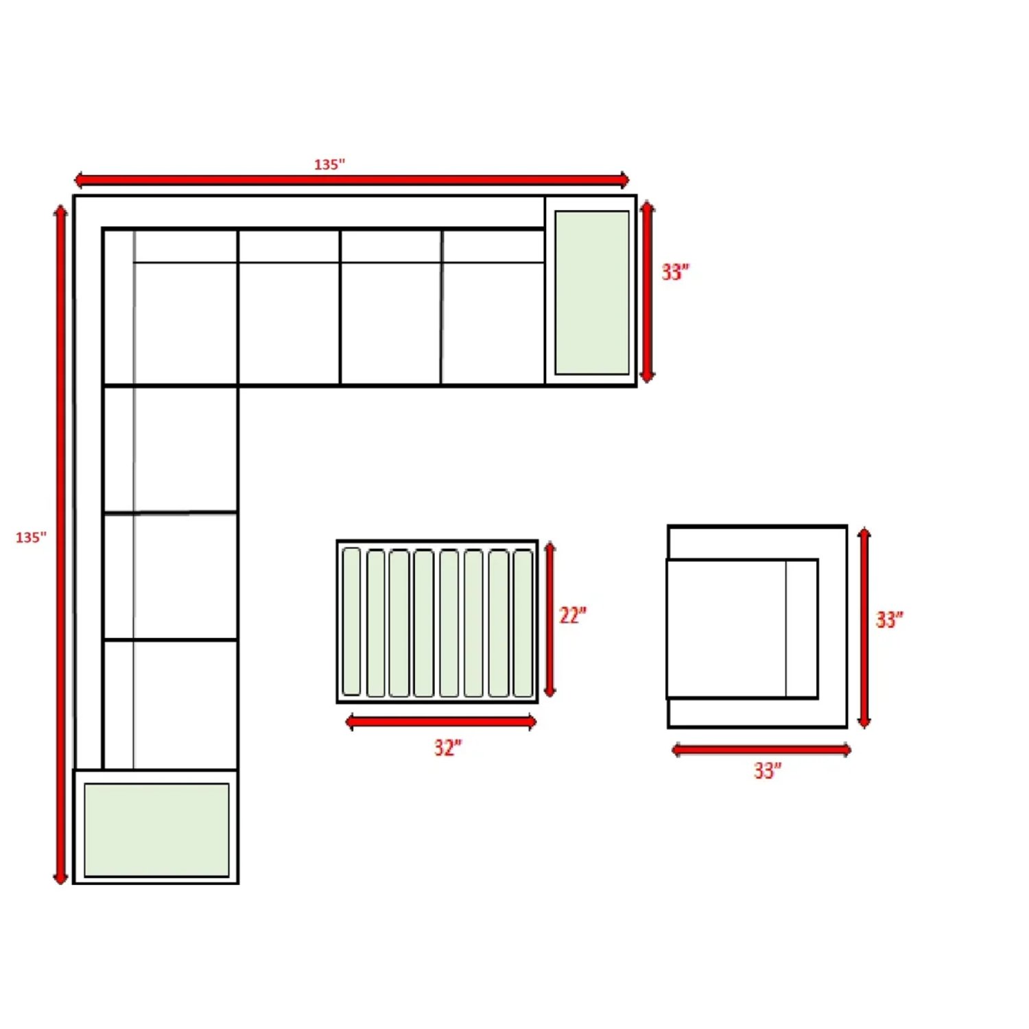 Wicker Patio Seating Group For 7 With Plush Cushions - Brown - Image 4