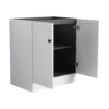 Contemporary 30" Freestanding Bathroom Vanity With Soft Close Cabinet Doors, Excluding Sink - White - Image 12