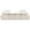 Modular U Shaped Sectional With Ottomans, Luxury Cloud Floor Couch With Deep Seat Fully Compressed Upholstered Sofa - Beige - Image 8