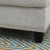 Alger - 98" Wide Left Hand Facing Sofa & Chaise With Ottoman - Light Gray - Image 4