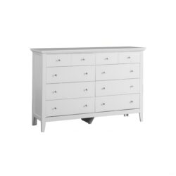 Elegant Casual Dresser - White