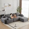 Compressed Sofa, Large Sectional Couches For Living Room - Gray - Image 10