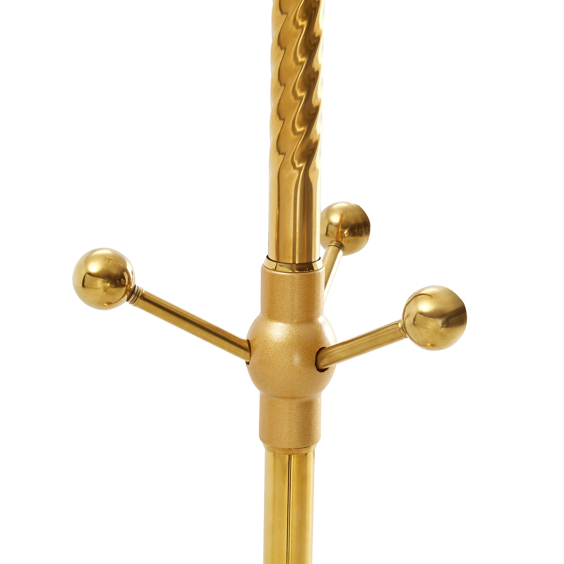Modern Stainless Steel Spray Painted Hanger With Reinforcement 72" Raised Design Optional - Gold - Image 9