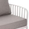 Outdoor Patio Club Chair, Modern Patio Furniture, Waterproof Thick Cushion Deep Seating For Porch, Balcony - White / Light Gray - Image 9