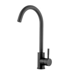 Kitchen Sink Faucet With Single Handle - Matte Black