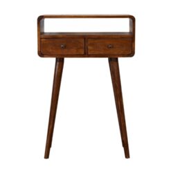 Mini Console Table - Chestnut