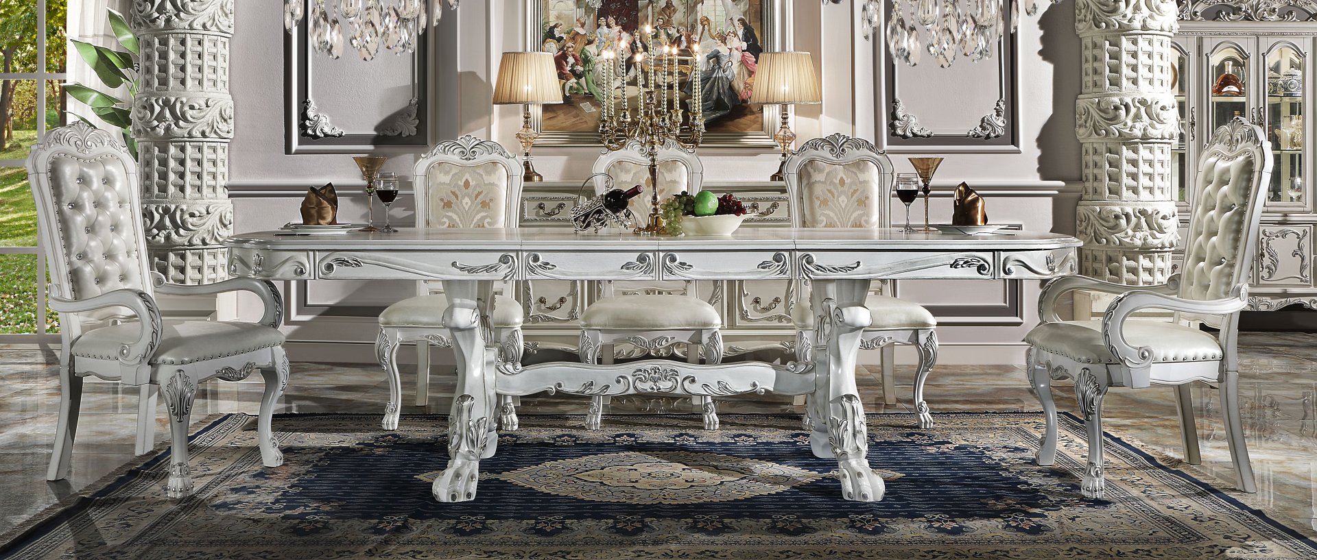 Dresden - Dining Table - Bone White - Image 5