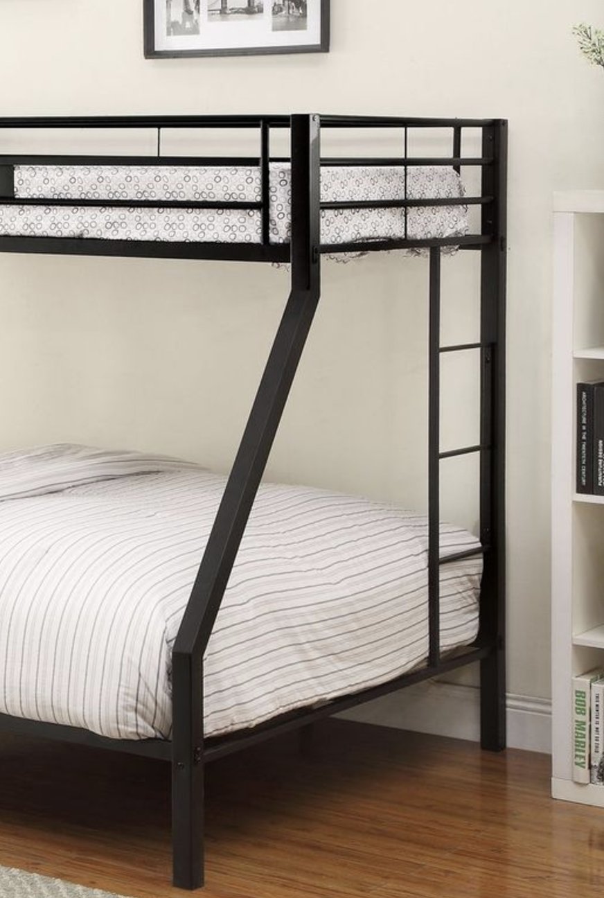 Limbra - Twin Long Queen Bunk Bed - Black - Image 9