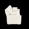 Premium Ergonomic 2 Seater Sofa With High Resilience Foam Cushions For Modern Living Spaces - White - Image 8