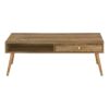 Coffee Table, Accent, Cocktail, Rectangular, Storage, Living Room, Wood Legs, Mid Century - Walnut - Image 2