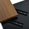 Movable Top Coffee Table, Modern Square Wood Coffee Table With High Gloss Finish, 4 Hidden Storage Drawers For Living Room - Black - Image 18