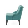 Nicole - French Style Upholstered Loveseat With Tufted Backrest - Teal - Image 8