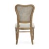 Classic Retro Dining Chair (Set of 2) With Rattan Backrest - Dark Brown / Beige - Image 11