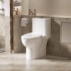 Gloss 1 Piece Toilet With Dual Flush And Rimless Bowl - Gloss White - Image 2