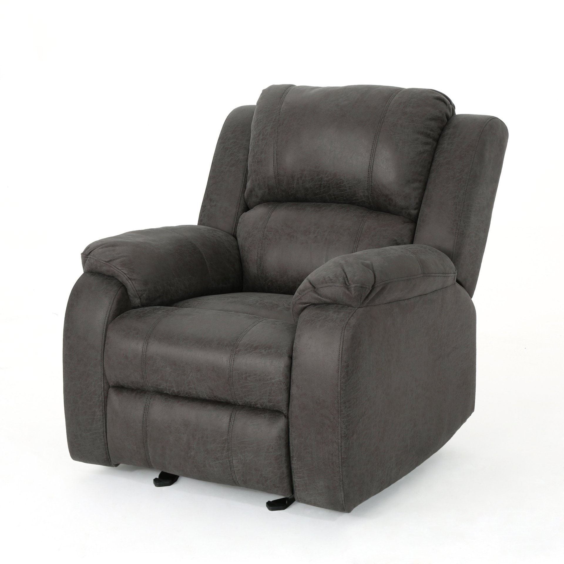 Manual Recliner Chair - Slate - Image 4