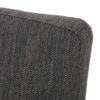 Contemporary Fabric Dining Chair With Upholstered Seating And Tapered Legs - Charcoal - Image 12