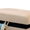 Belville - Ottoman With Storage - Beige - Image 3