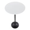 Pebble - Mid-Century Modern Table Adjusts From Dining To Bar - Black / White - Image 4