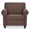 37.4" 1 Seater Sofa - Brown - Image 7