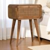 Mini Woven Nightstand - Oak - Image 13