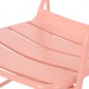 Modern Conrad Chair Set With Metal Frame - Coral - Image 12