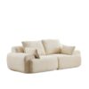 Compressed Sofa, 2 Seater Large Sectional Couches For Living Room - Beige - Image 14