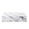 Fritzy - Engineered Stone Coffee Table - White Marble - Image 4
