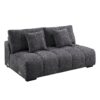 Chosen - Sectional Sofa With Toss Pillows With 2 Chaises With Ottoman - Gray - Image 13