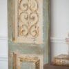 Large Wooden Rectangle Hanging Panel Decorative Wall Sculpture, Carved Wall Art - Beige - Image 5