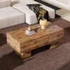 Rectangular Coffee Table - Wood - Image 8
