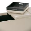 Avalon - Storage Ottoman - Satin Cream - Image 5