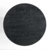 Jasper - 5 Piece Round Dining Table Set With Gray Chairs (Set of 5) - Ebony Black - Image 10