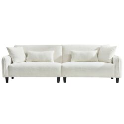Teddy Velvet Sofa Soft & Comfortable - Beige